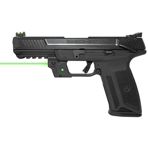 Il mirino laser verde E SERIES™ di Viridian per Ruger 5.7 offre installazione facile, attivazione ambidestra e portata fino a 100 yard in giorno.