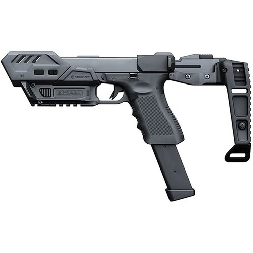 Il kit S-PRO Stabilizer per GLOCK 9/40 offre una stabilizzazione avanzata, opzioni di montaggio MLOK e compatibilità modulare senza attrezzi.