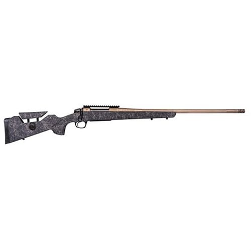 Fucile a otturatore CVA Cascade™ Long Range Hunter 6mm Creedmoor con canna fluted da 24", Omni Brake, stock regolabile e guida Picatinny 20 MOA per prestazioni eccezionali.