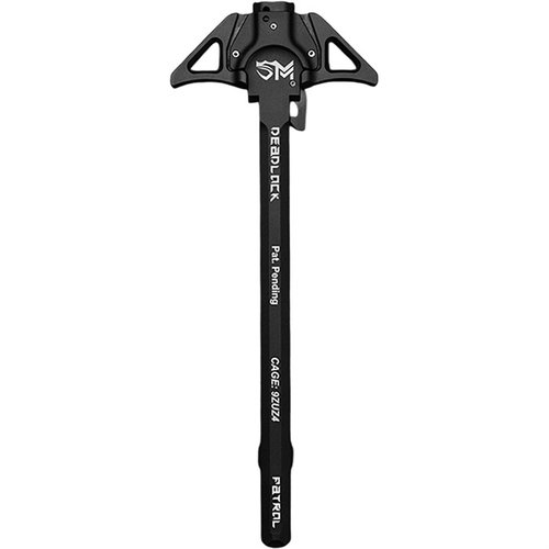 Il Deadlock Charging Handle Patrol per AR-15/M4 offre un sistema di blocco duale brevettato, design ambidestro e resistenza superiore per un'operatività sicura e affidabile.