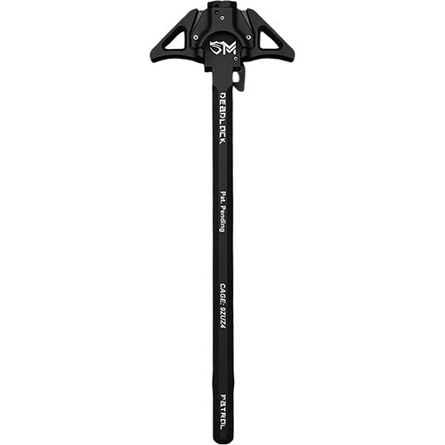 Il DEADLOCK Charging Handle per AR-308/SR25 offre tecnologia dual-locking, resistenza superiore, grip sicuro e gestione avanzata dei gas per prestazioni ottimali.