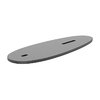 Spessore per calcio 1/8" plastica nera