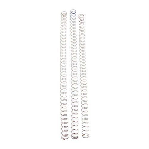 Il pacchetto Alternative Spring Pack offre 3 molle di pesi diversi per ottimizzare le prestazioni del JP Silent Captured Spring su fucili senza blocco gas regolabile.
