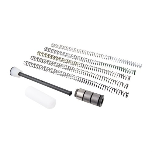 Il sistema di rinculo Silent Captured Spring Gen 2 H2 offre funzionamento più fluido e silenzioso, riducendo vibrazioni e attrito, compatibile con tubi buffer M4 e fissi.