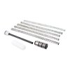 Il sistema di rinculo Silent Captured Spring Gen 2 H2 offre funzionamento più fluido e silenzioso, riducendo vibrazioni e attrito, compatibile con tubi buffer M4 e fissi.