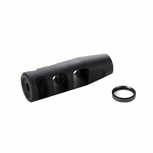 Il compensatore 3-PORT 22 Calibro offre un recupero della mira migliorato, riduzione del rinculo e una progettazione ottimale per competizioni SOF/Tactical/USPSA.