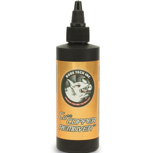 Il CU+2 Copper Remover di BORE TECH è una formula ecologica e senza ammoniaca che dissolve rapidamente i residui di rame, prevenendo la corrosione e accumuli futuri.