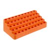 I Lyman Bleacher Loading Blocks semplificano il ricaricamento, con un design inclinato che permette di estrarre facilmente 50 bossoli .308 Win. in robusto polimero.