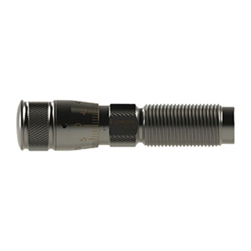 Il Micrometer Taper Crimp Die di Lyman offre una crimpatura precisa e regolabile, realizzata in acciaio inossidabile resistente alla corrosione per una durata nel tempo.