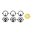 LYMAN .854" MIRINO ANTERIORE TARGET 17 ATC ACCIAIO NERO