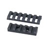 Filettatura diretta Falcon Rail Picatinny, alluminio nero, 2"
