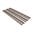 Copertura rail Picatinny 25 slot tipo Ladder LowPro in polimero, FDE