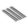 Copertura per rail Picatinny a 18 slot, polimero, nera