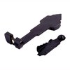 Mira posteriore per fucile dovetail #63H, top piatto, gambo corto, nera