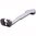 Mirino posteriore per fucile a coda di rondine #68 Full Buckhorn, stelo lungo, nero