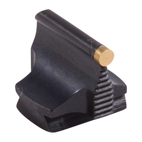 Mirini di precisione per fucili, realizzati in acciaio blu, con base arrotondata per montaggio diretto sul barilotto. Disponibili con diversi tipi di bead.