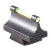 Mirino anteriore RIFLE FIBER OPTIC GLOW 45-MR in acciaio blu, con asta ottica verde o arancione, progettato per precisione e adattabile a diverse armi.