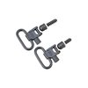 Il set di ganci girevoli 115 RGS offre una facile installazione e compatibilità con numerosi fucili, garantendo stabilità e praticità durante l'uso.