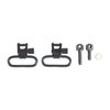 Il set di swivel 115 RGS di UNCLE MIKES offre anelli da 1" e 1-1/4", compatibile con numerosi fucili per una facile installazione e utilizzo.