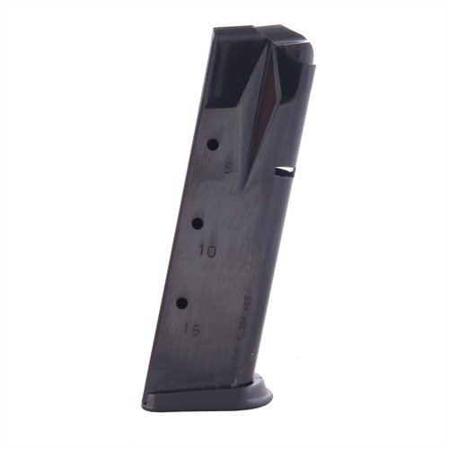 Realizzati in acciaio al carbonio certificato, questi caricatori SIG P228 9MM 15 RND sono resistenti e di alta qualità, forniti come equipaggiamento originale.