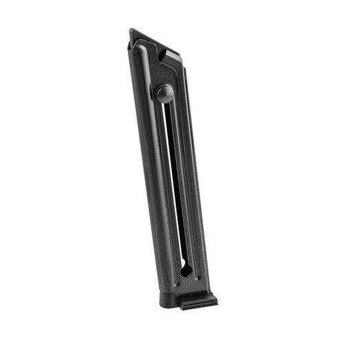 Realizzato in acciaio al carbonio certificato, questo caricatore RUGER MKII da 10 colpi è resistente e privo di giunture, ideale per prestazioni affidabili.