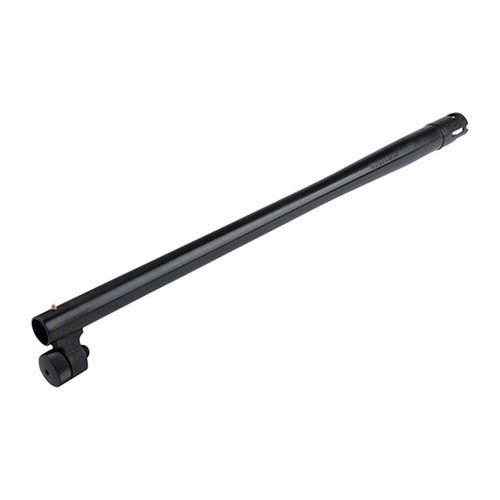 Canne da 20" blu con capacità di 8 colpi, dotate di mirino dorato, progettate per il Mossberg 500 A, perfette per precisione e prestazioni elevate.