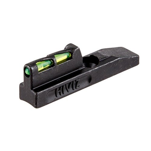 Il mirino RUGER® 22/45 LITE LITEWAVE di HIVIZ offre un design innovativo che aumenta la durata e la luminosità grazie ai LitePipes intercambiabili in rosso, verde e bianco.