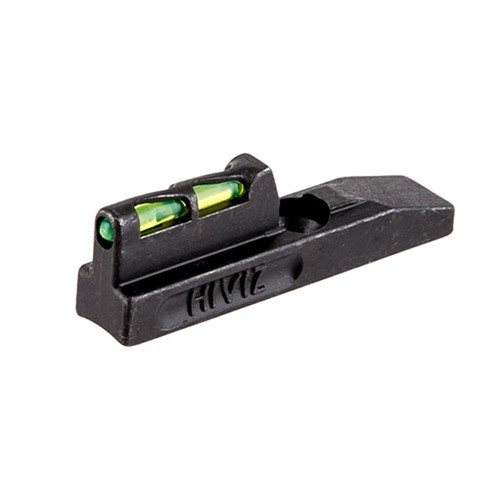 Il mirino LITEWAVE HIVIZ offre un design innovativo che aumenta la durata e la luminosità, compatibile con Ruger® MK II/III e Browning Buckmark, con LitePipes intercambiabili.
