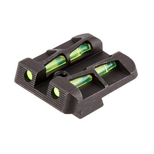Le mire LITEWAVE HIVIZ offrono un design innovativo che aumenta la durata e la luminosità grazie a LitePipes intercambiabili in rosso, verde e bianco.