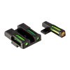 I mirini HIVIZ LiteWave H3™ offrono visibilità eccezionale in tutte le condizioni di luce, con inserti in Tritium verde e un anello arancione per un allineamento rapido.