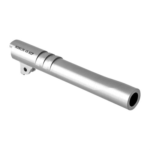 I 1911 GOVERNMENT BULL BARRELS di NOWLIN offrono una precisione eccezionale grazie alla lavorazione ECM, migliorando la stabilità e riducendo il rinculo.