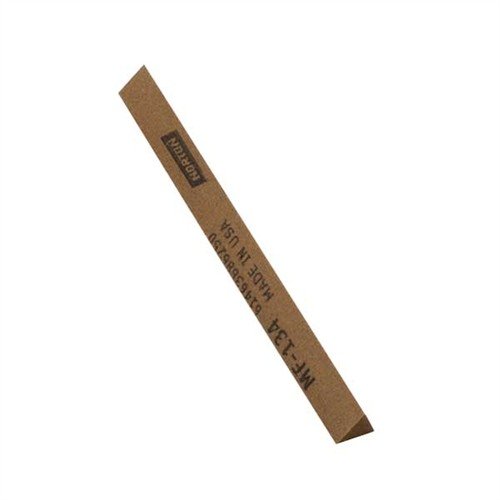 La pietra triangolare MF-134 di Norton, realizzata in ossido di alluminio, offre un taglio superiore e precisione in spazi ristretti per affilare e lucidare.
