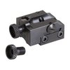 Miretta posteriore regolabile a foro per receiver rimfire nera