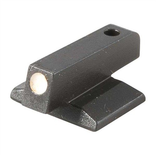 Mirino anteriore in acciaio CNC, design dovetail che non si impiglia nella fondina, dot .075" per un veloce riconoscimento; richiede cutter dovetail 65° x .330".