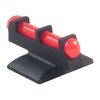 .190" di altezza, il FIBER OPTIC FRONT SIGHT rosso NOVAK massimizza la luce ambientale per un'acquisizione rapida del bersaglio anche in condizioni di scarsa illuminazione.