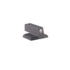 Mirino anteriore in acciaio CNC, design dovetail che non si impiglia nella fondina, dot grande da .075" per un rapido riconoscimento. Richiede cutter dovetail 65° x .330".