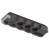 Rail tattico per torcia in acciaio inox