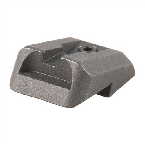 Il mirino posteriore Lo-Mount Super Wide Notch offre un design angolato senza grovigli, una vista più chiara e un'acquisizione del bersaglio più rapida.