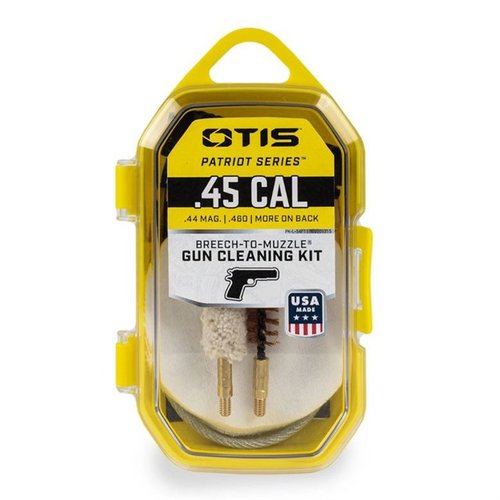 Il kit PATRIOT di Otis offre tutto il necessario per la manutenzione delle armi, con accessori di alta qualità per una pulizia efficace da Breech-to-Muzzle®.
