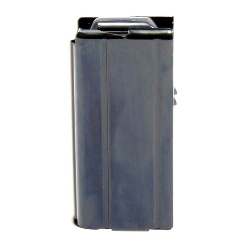 Caricatore in acciaio per M1 Carbine, progettato per cartucce .30 Carbine, con finitura nera anti-corrosione e capacità di 15 colpi, made in USA.