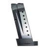 Le riviste in acciaio Smith & Wesson M&P Shield offrono capacità estesa (8, 9, 10 colpi), costruzione in acciaio trattato e finitura nera per resistenza e durata.