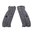 Impugnature CZ 75 G-10 zigrinate grigio/nero