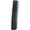 1.00" FACCIA IN PELLE NERA MEDIA
