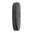 Faccia grande in pelle nera 1.00"