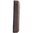 Faccia piccola in pelle marrone 1.00"