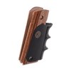 Le impugnature Pachmayr 1911 offrono l'aspetto del legno reale con i vantaggi del neoprene, garantendo comfort e controllo superiori per tiratori destri e mancini.