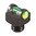 Gambo 3/32, verde, filettatura 6-48