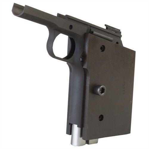 Il sistema di supporto per telaio 1911 di POWER CUSTOM previene danni durante il fitting e funge da guida per stippling, adattandosi a tutti i telai 1911.