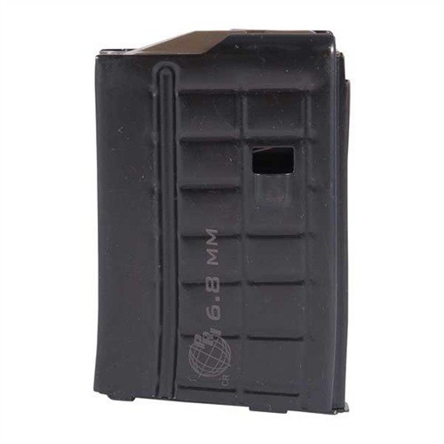 Rivestiti in acciaio durevole, questi caricatori per AR-15 da 10 colpi garantiscono alimentazione affidabile e resistenza all'usura per i calibri 6.8, .22 Nosler e .224 Valkyrie.