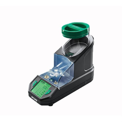 Il MATCHMASTER POWDER DISPENSER RCBS offre precisione di 0,04 grani, tempi di erogazione rapidi e impostazioni regolabili per polveri, con compatibilità Bluetooth.